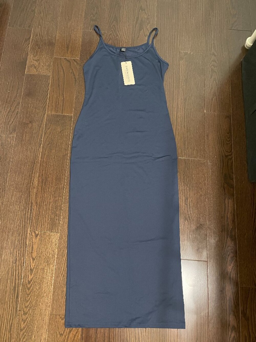 SHEIN BASICS Blue Midi Dress